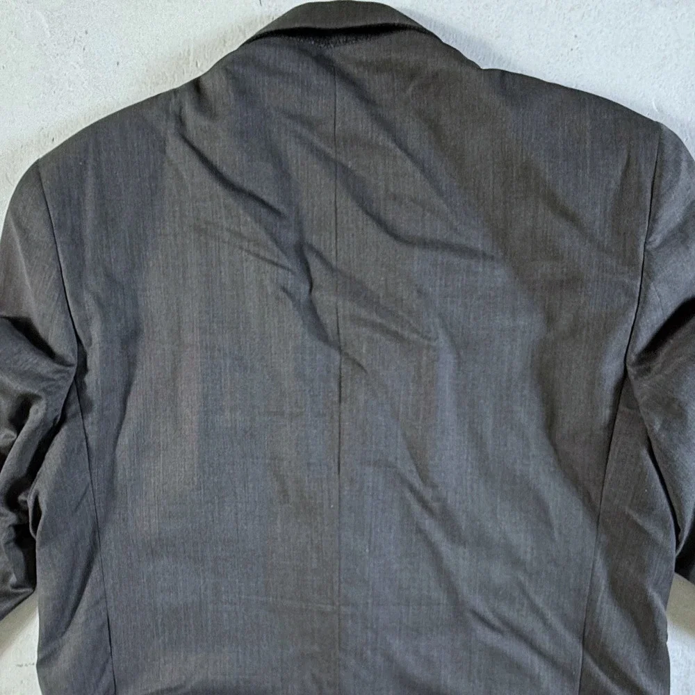 Ermenegildo Zegna Slim Fit Wool Silk Blend Suit Jacket Blazer Mens 44‎ Italian